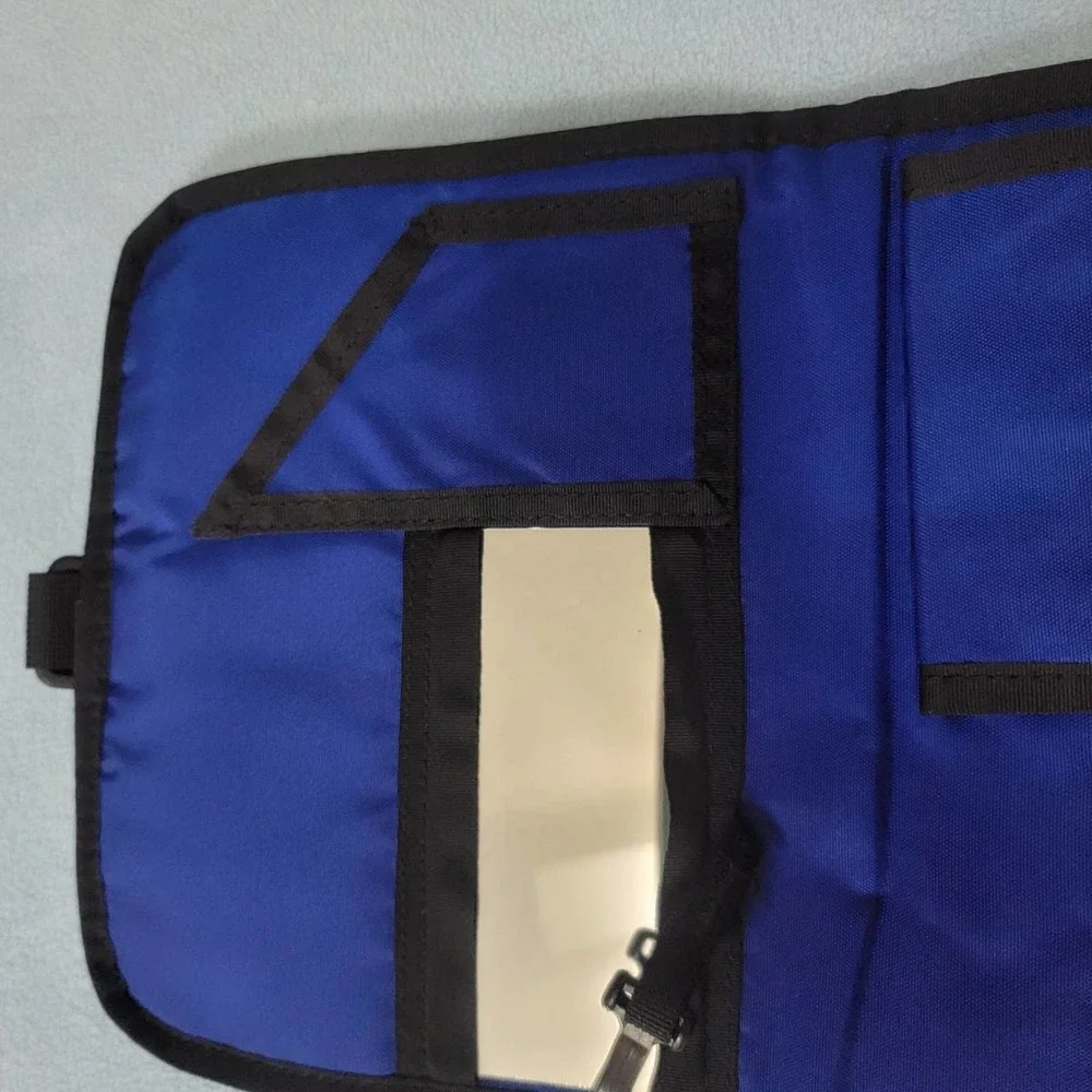 LL BEAN Organizer Travel Toiletry Bag Black‎ 9x7 when Closed